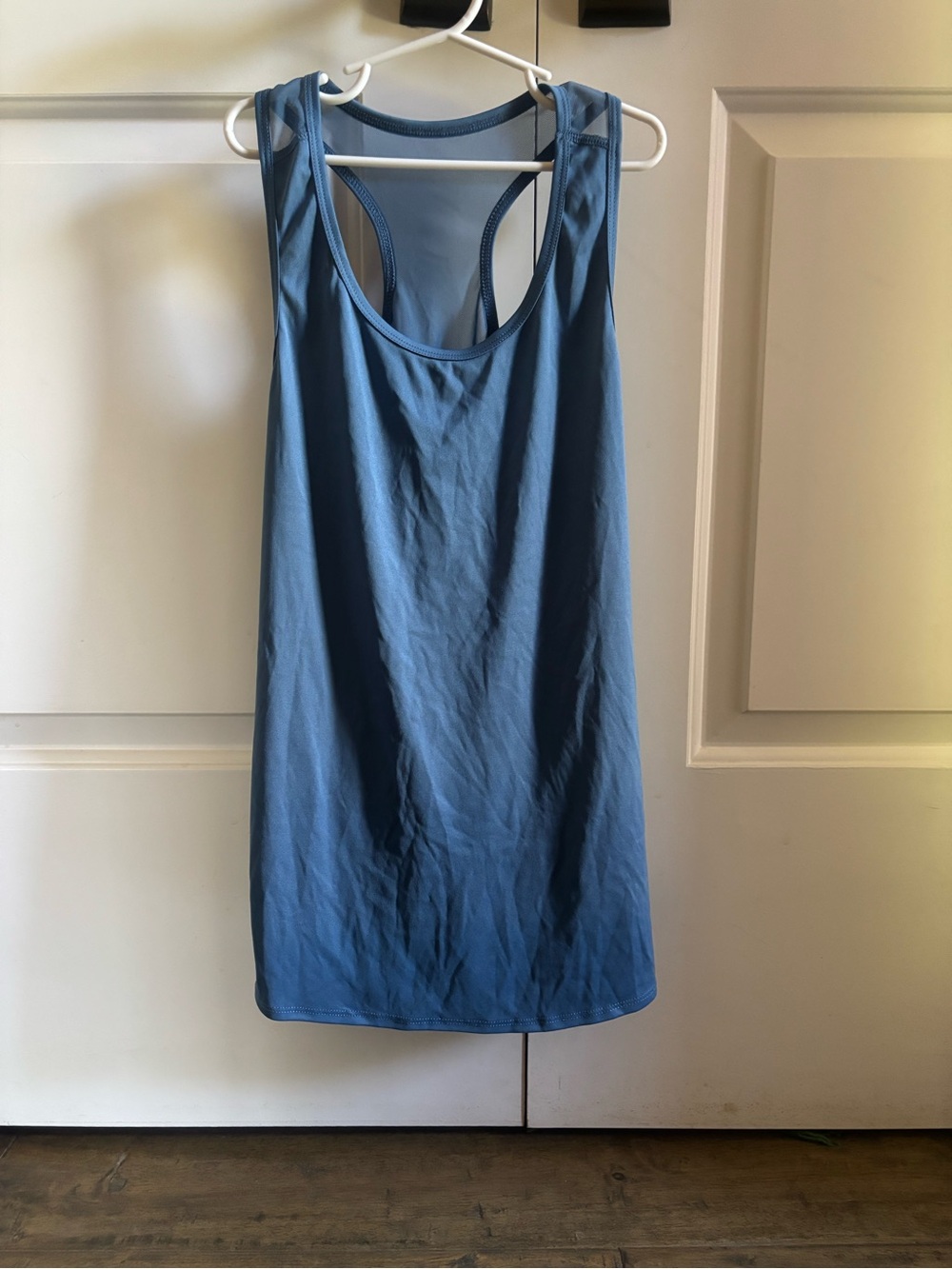 Danskin Dusty Blue Racerback Tank Top